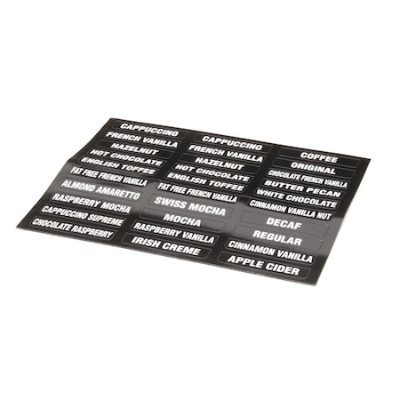 Bunn Decal Flvr Labels Imix New 38749.0000